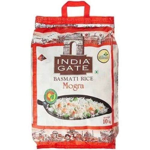 Dried Common Cultivated India Gate Mogra Medium Grain White Basmati Rice