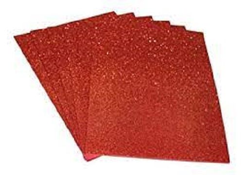 Red Eva Foam Sheet Material Glitter Sheets For Weaving Use