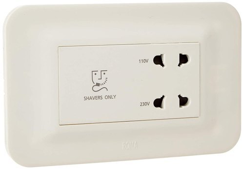 For Hotel Industry Polycarbonate Material Easy To Usable Environmental Friendly Shaver Sockets Application: Home