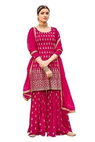 Heavy Georgette With Full Heavy Frock Kali Concept Suit Home Furniture