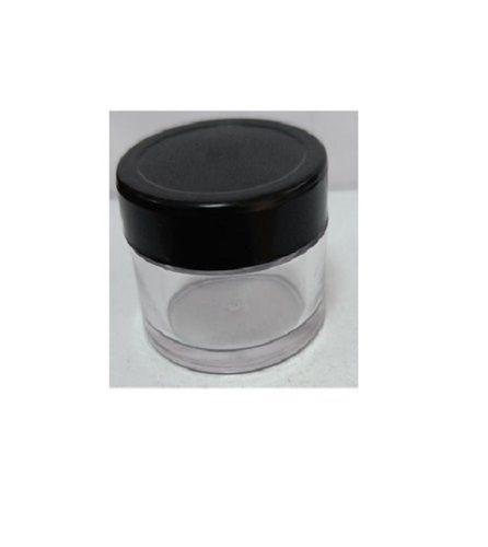 Glass High Quality Standard, Transparent And Round Shape Acrylic San Jar, Used In Cosmetic Industries