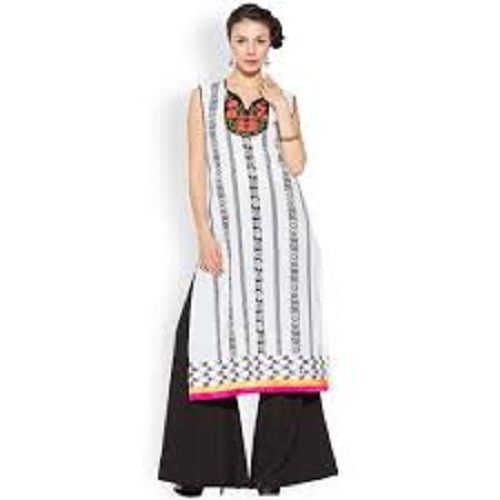 Multi Color Printed Pattern Ladies Kurta For Casual Wear