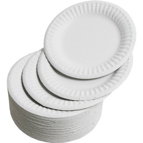 Polishing Quality White Party Wedding Restaurant Bbq Buffet Paper Plates 