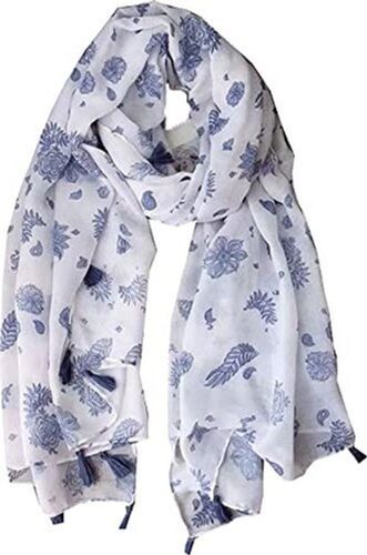 Traditional Elegant Fabric Beautiful Lightweight Soft Cotton Silky Stole