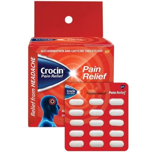 15'S Crocin Pain Relief Tablet 