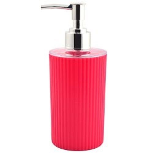 380 Ml Plastic Red Liquid Soap Dispenser With Anti Leakage Properties