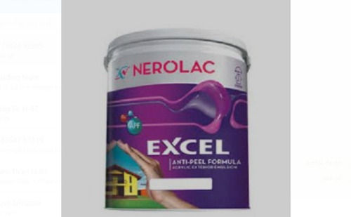 4 Liters Anti-peel Formula Acrylic Exterior Nerolac Excel Emulsion Paint