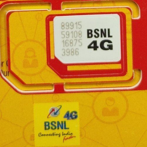 Bsnl Gsm Type Super Well Connecting 4G Network Bsnl Sim Card Output ...