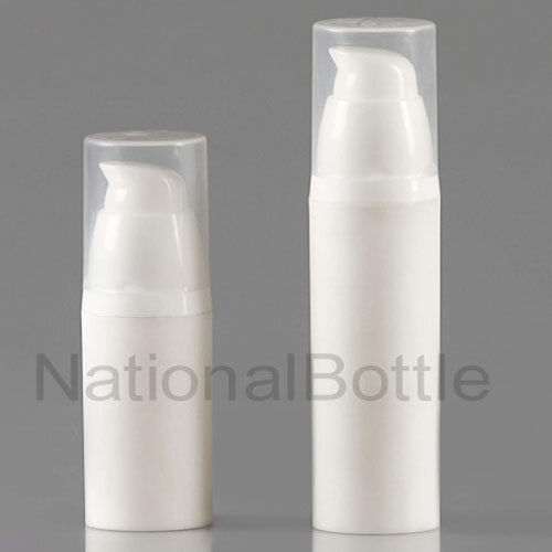 High Quality White Color Round Shape Airless Bottle, Used for Cosmetics, Personal Care Product