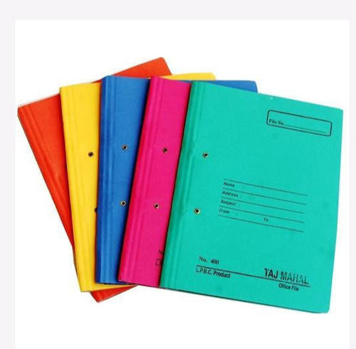 Available Many Flavours Multicolored Rectangular Light Weighted Paper File Folder