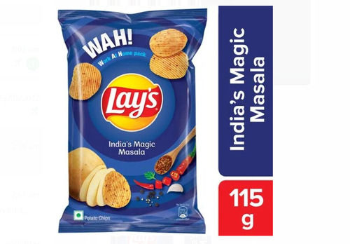 Pack Of 115 Gram Spicy And Salty Tasty Lays Potato Chips