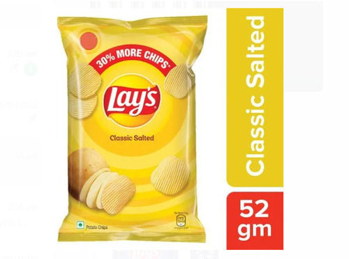 Pack Of 52 Gram Spicy And Salty Tasty Lays Potato Chips