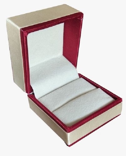 Multi Color Plain Pattern Paper Ring Jewellery Box
