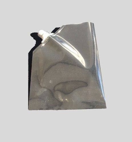 Plain Silver Leakproof Aluminium Foil Packaging Spout Pouch Size: Vary