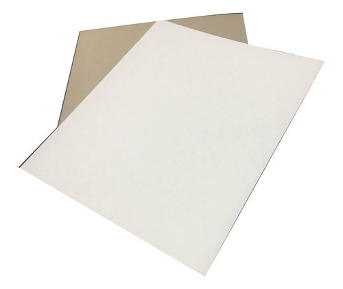 Plain White And Rectangular Shape Coated Duplex Board