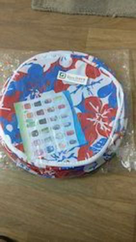 Printed Fabric Round Laundry Basket With High Weight Bearing Capacity
