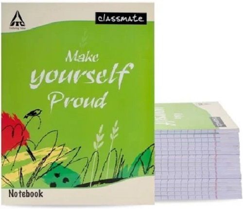 Rectangular A4 Size Single Line White Paper Exercise Classmate Notebook