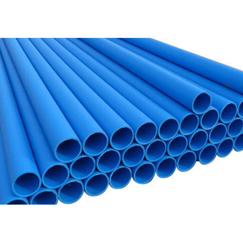 Round Recyclable And Leak Proof Blue Mdpe Pipe