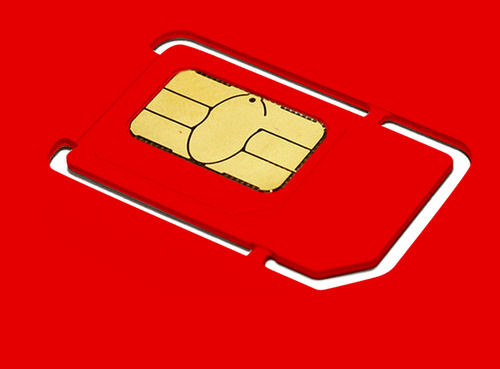 Red Color Airtel Sim Card