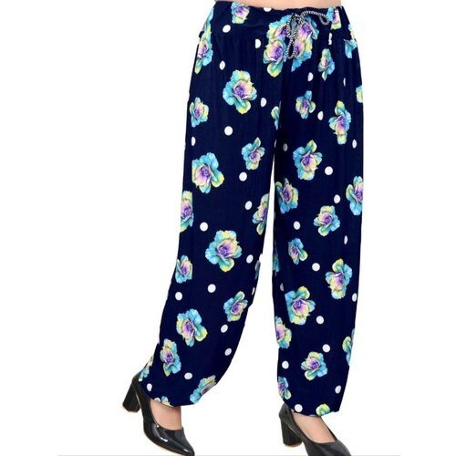 Summer, Winter And Rainy Season Cotton Fabric Ladies Floral Printed Lower at Best Price in