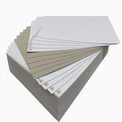 White And Grey Poly Coated Duplex Board