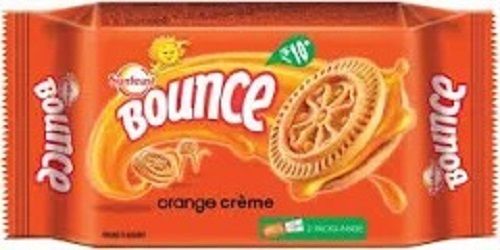 Brown 40 Gram Pack Off Bounce Orange Cream Sandwich Biscuit