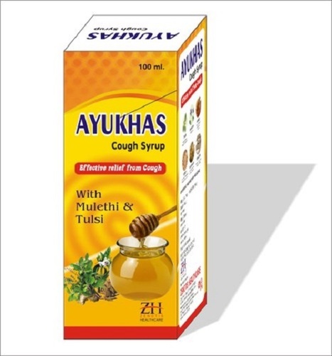 Ayukhas Ayurvedic Cough Syrup With Honey Mulethi And Tulsi 100ml At