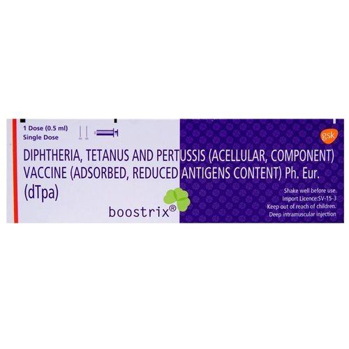 Boostrix Vaccine, Gsk Boostrix Vaccine, Form : Liquid