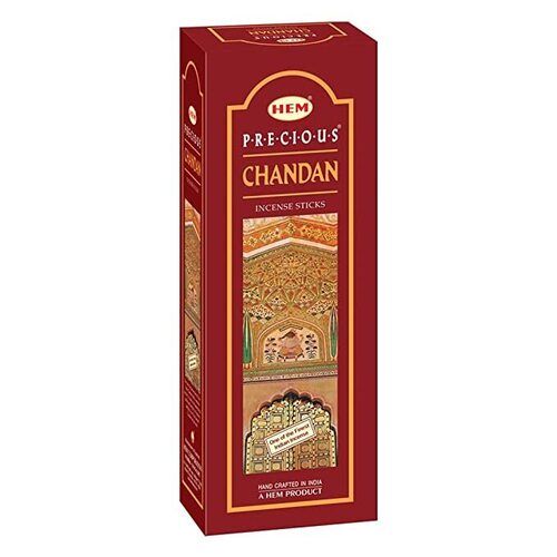 Hem Precious Chandan Black Incense Sticks For Pooja, Air Purifier And Meditation