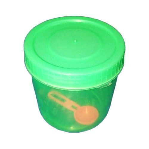 Lightweight And Eco Friendly Plastic Container With Spoon And Lid Grade: Industrial Grade