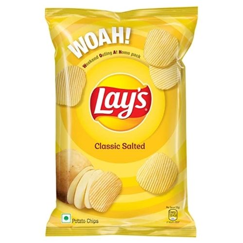 Sallty Crunchy And Tasty Lays Potato Chips - Classic Salted