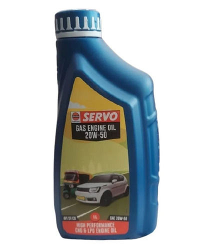 Servo 0.875 Density Pungent 2% Ash Three Wheeler 20w50 Gas Engine Oil