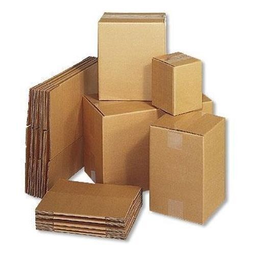 Sustainable Strong Rectangular Lightweight Brown Small Corrugated Boxes