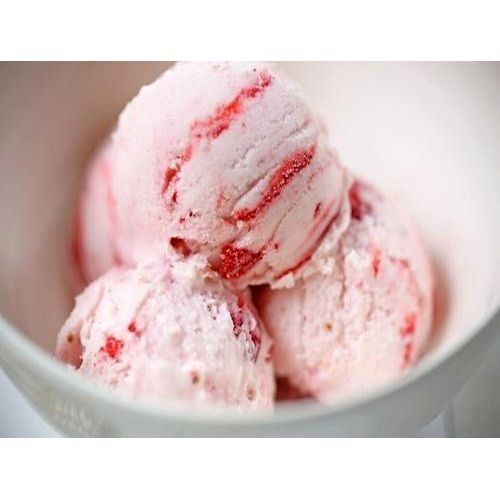 Tasty and Sweet Strawberry Ice Cream