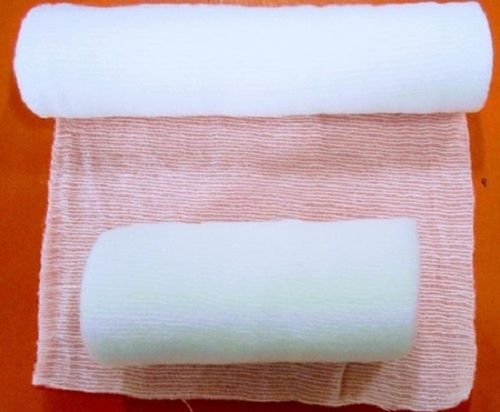 Thin Soft Smooth Cotton Cloth White Colour Roller Bandage Surgical And Dressing Use