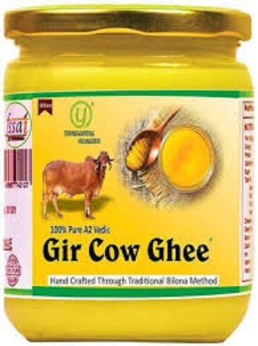 Steel Yellow Fresh Gir Cow Ghee