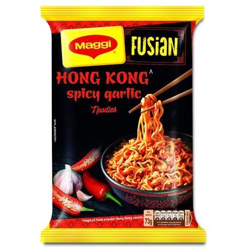 Yummy Bangkok Maggi Fusian Hongkong Spicy Garlic With Chilli Noodles 73 Gm Pack
