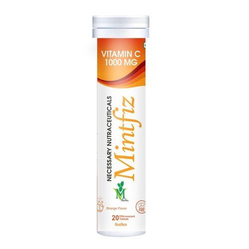 )Necessary Nutraceuticals Mintfiz Vitamin C 1000 Mg 20 Tablets Medicine Raw Materials