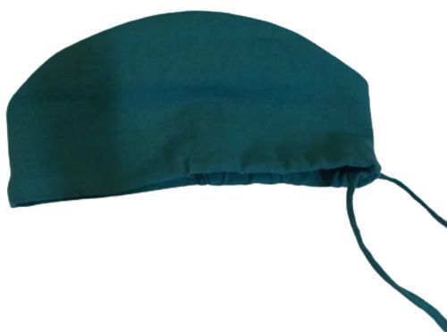  Stretchable Reusable Disposable Woven Surgical Green Cotton Head Cap