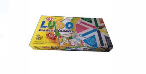 15 Inch Size 2 Mm Thickness Pvc And Paper Material Ludo Board Game