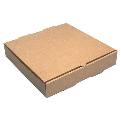 Asian Aura Customized Shape, Plain Brown Color And 3 Ply Pizza Box