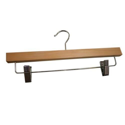 Customized Trouser Bottom Clip Wooden Hanger With High Weight Bearing ...
