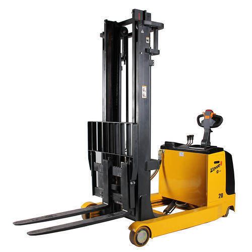 Yellow Steel And Iron Material Easy To Operate Strong Durable Rust Proof Electric Stacker