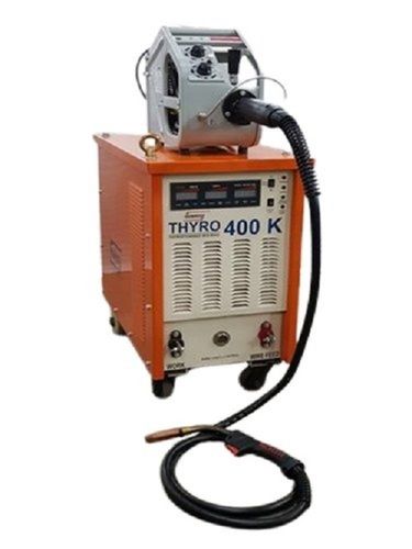 Orange And White Electric Welding Machine