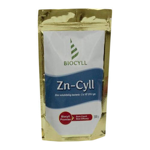 Fertilizer Bio-Tech Grade Zn-Cyll Zinc Solubilizing Bacteria, For Use For Crops, Packaging Type: Polly Pack