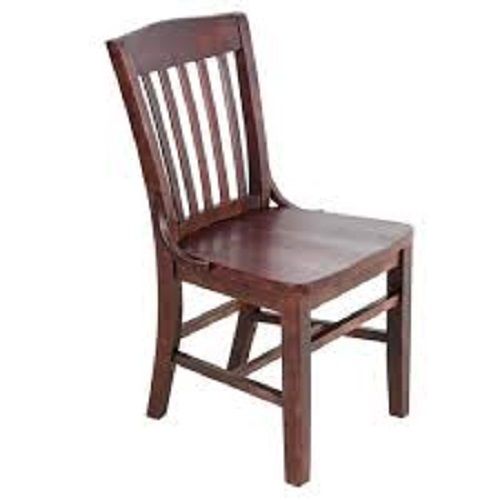 Handmade Highly Durable Brown Wooden School Chair