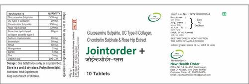 Jointorder + Tablet, Joint Relieve Tablet