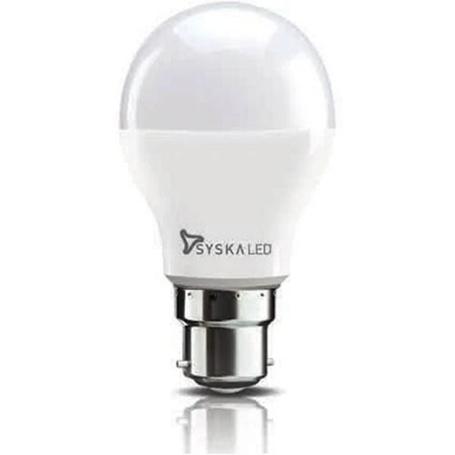 Light Color Warm White Dome Shape 12 Watt Plastic Syska Led Bulb