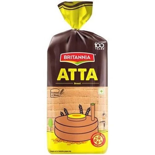 Pack Of 400 Grams 100 Percent Pure And Healthy White Britannia Atta Bread 