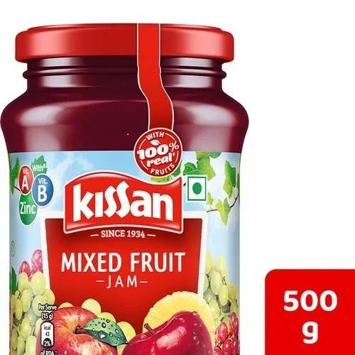 Pack Of 500 Gram Sweet And Spicy Taste Mixed Fruit Kissan Jam 